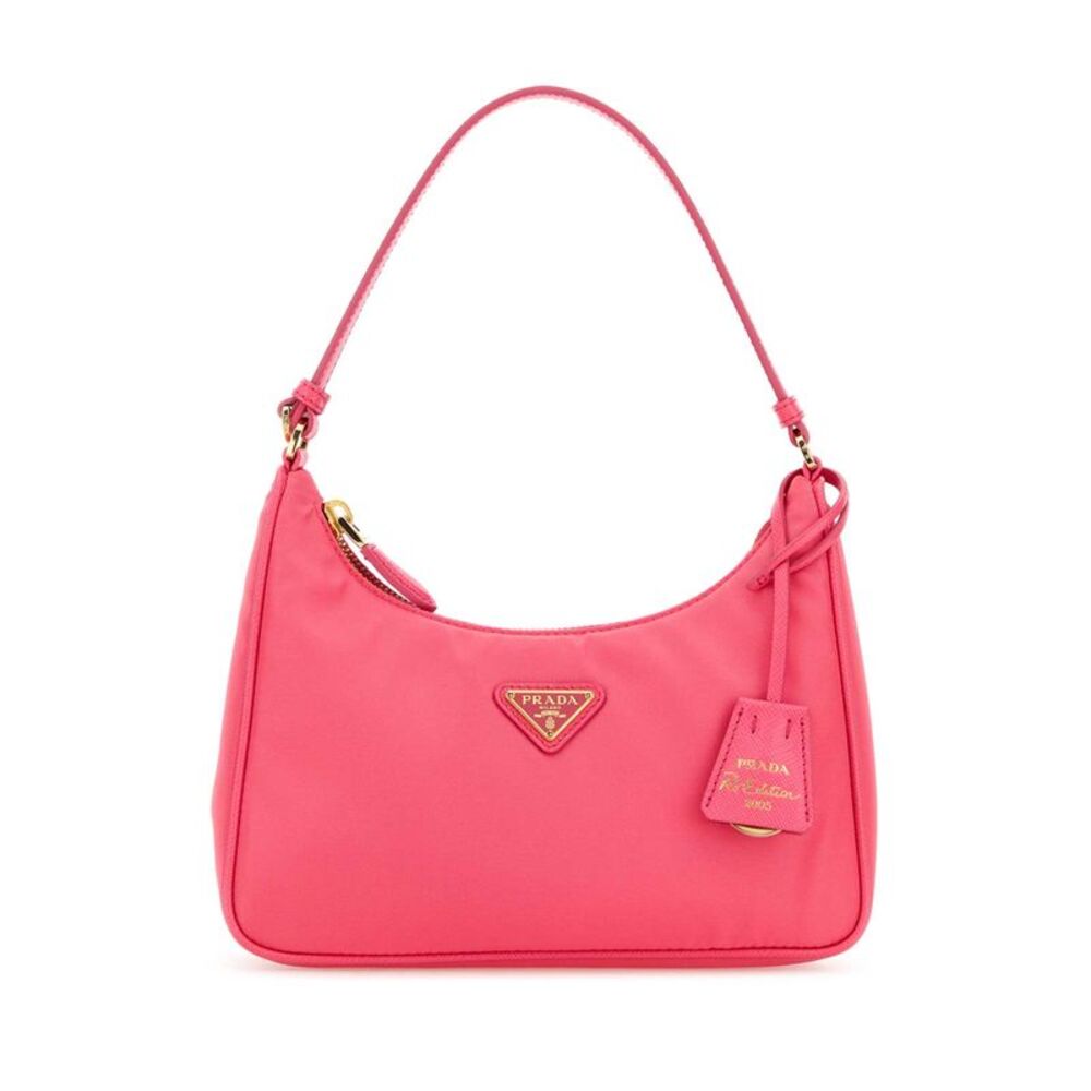 Prada Women Fluo Pink Re-Nylon Prada Re-Edition 2005 Shoulder Bag